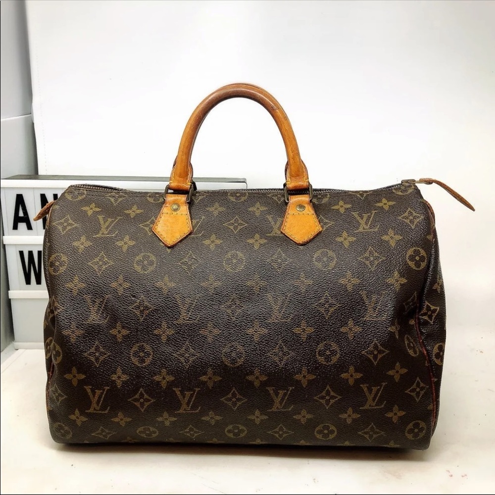 Louis Vuitton Speedy 35 Vintage EUC!